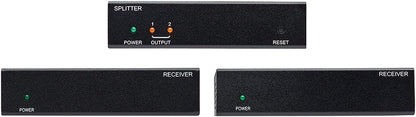Tripp lite DisplayPort to HDMI Over Cat6 Extender Splitter Kit Poc 2Port 4K