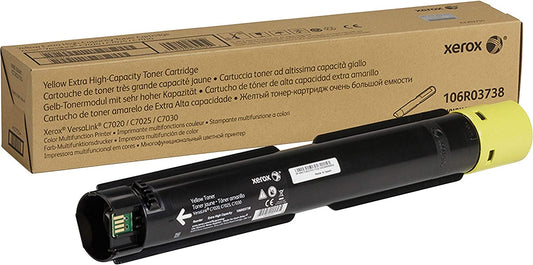 Xerox VersaLink C7020 /C7025 /C7030 Yellow Extra High Capacity Toner Cartridge (16,500 Pages) - 106R03738