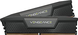 CORSAIR Vengeance DDR5 64GB (2x32GB) DDR5 4800 (PC5-38400) C40 1.1V Memory -Black Black 64GB (2x32GB) 4800 MHz