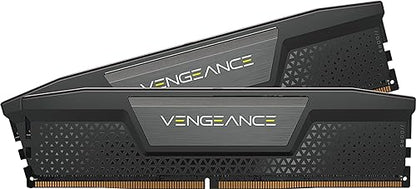 CORSAIR VENGEANCE DDR5 RAM 64GB (2x32GB) 6400MHz CL32 Intel XMP iCUE Compatible Computer Memory - Black (CMK64GX5M2B6400C32) 64GB (2x32GB) Black