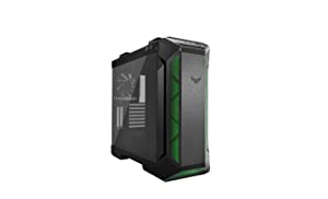 ASUS 90DC0012-B40000 TUF Gaming GT501 Black Case Supports up to EATX with Metal Front Panel, Tempered-Glass Side Panel, 120 mm RGB fan, 140 mm PWM fan, Radiator Space Reserved, and USB 3.1 Gen 1
