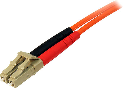 StarTech.com 5m Fiber Optic Cable - Multimode Duplex 62.5/125 - LSZH - LC/LC - OM1 - LC to LC Fiber Patch Cable (FIBLCLC5) Orange 16 ft / 5 m LC to LC Multimode Duplex 62.5/125