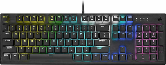 Corsair K60 RGB Pro Mechanical Gaming Keyboard - CHERRY Mechanical Keyswitches - Durable AluminumFrame - Customizable Per-Key RGB Backlighting, Black RGB Pro Keyboard