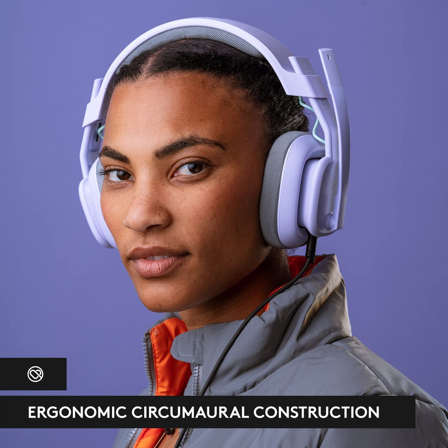 Astro gaming Astro A10 Gaming Headset Gen 2 Wired Headset - Over-Ear Gaming Headphones with flip-to-Mute Microphone, 32 mm Drivers, for Xbox Series X|S, Xbox One, Playstation 5/4, Nintendo Switch, PC, Mac -Lilac Lilac Gen 2 Cross Platform Headset Only