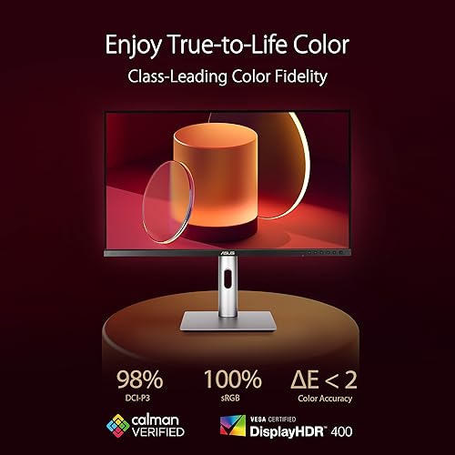 ASUS ProArt Display 32” (31.5 viewable) Professional Monitor (PA329CRV) - IPS, 4K UHD (3840 x 2160), 98% DCI-P3, Color Accuracy ?E < 2, Calman Verified, USB-C PD 96W, Daisy-Chain, VESA DisplayHDR400 32 4K HDR400 Daisy-Chain Mac