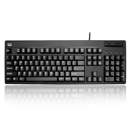 Adesso EasyTouch AKB-630SB-TAA – Smart Card Reader Keyboard (TAA Compliant)