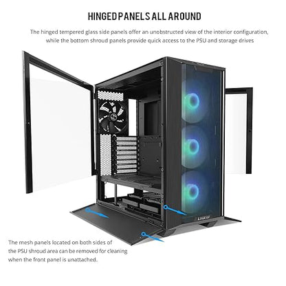 Lian Li Lancool III RGB - mid Tower - Extended ATX Black