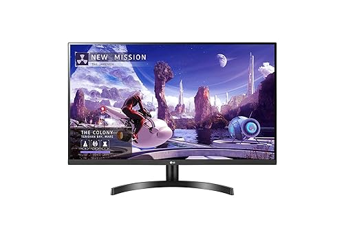 LG 32QN600 31 5 Inch QHD(2560x1440) Monitor with IPS HDR10 3-Side virtually Borderless Design Display, AMD FreeSync , Black