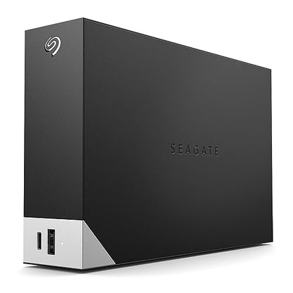 Seagate One Touch 14TB Desktop External Drive With Built-In Hub Black