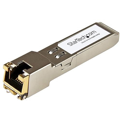 StarTech.com Extreme Networks 10301-T Compatible SFP+ Module - 10GBASE-T - SFP+ to RJ45 Cat6/Cat5e - 10GE Gigabit Ethernet SFP+ - RJ-45 30m - (10301-T-ST) 30m (98.4ft) 10 Gbps Copper