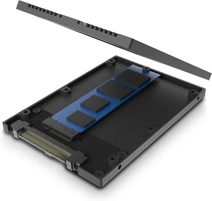 Vantec Multi-Size M.2 NVMe to U.2 (SFF-8639) 2.5"" SSD Adapter (MRK-NVM2U2-BK), Convert M.2 NVMe into U.2 not for SATA, Black