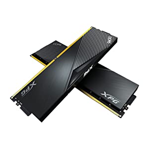 XPG Lancer DDR5 5200MHz 32GB (2x16GB) CL38-38-38 UDIMM 288-Pins Desktop SDRAM Memory RAM Kit (AX5U5200C3816G-DCLABK) 5200MHz Black