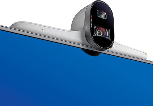 Poly - Studio E70 Intelligent Camera for Large Conference Rooms (Plantronics + Polycom) - Dual 4K Lenses, Speaker Tracking, &amp; Group Framing - Works with Poly G7500 or Poly Microsoft Teams Room