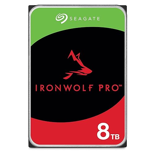 Seagate IronWolf Pro ST8000NT001 8TB 7200 RPM 256MB Cache SATA 6.0Gb/s 3.5