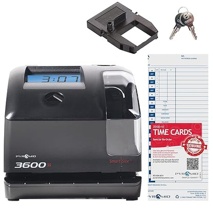 Pyramid 3600SS SmartSiteTime Clock and Document Stamp