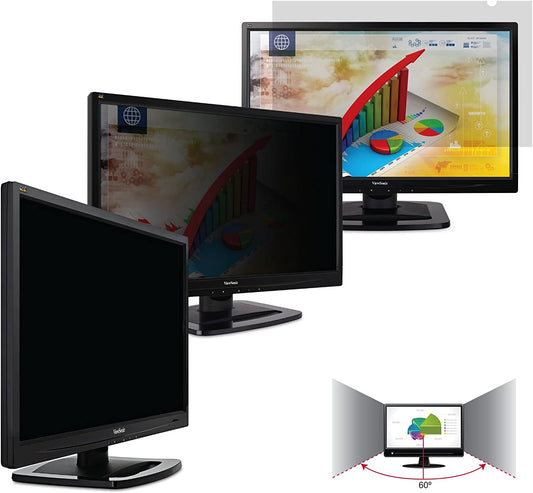 ViewSonic Corporation Tech Armor Universal Privacy Filter for 23.8” LED Computer Desktop Monitor, Compatible, Dell, HP, Samsung and More [1-Pack]