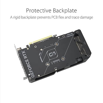 ASUS Dual GeForce RTX™ 4060 Ti 16GB Advanced Edition GDDR6 (PCIe 4.0, 16GB GDDR6, DLSS 3, HDMI 2.1a, DisplayPort 1.4a, 2.5-Slot Design, Axial-tech Fan Design, 0dB Technology, and More)