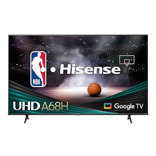 Hisense 55A68H - 55 inch Smart Ultra HD 4K Dolby Vision HDR10 Google TV with Bluetooth, Voice Remote (Canada Model) 4K UHD Google TV 55