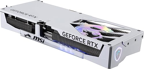 MSI Gaming RTX 5080 16G Gaming Trio OC White Graphics Card (16GB GDDR7, 256-bit, Extreme Clock 2715 MHz, DisplayPort x 3 2.1a, HDMI 2.1b, NVIDIA Blackwell Architecture)