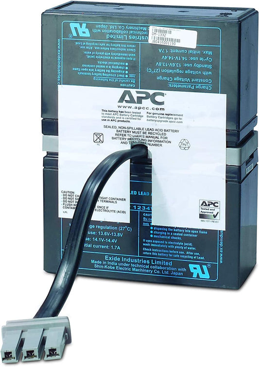 APC UPS Battery Replacement, RBC33, for APC Back-UPS Models BT1500, BT1500BP, BR1500, BX1500, SC1000, SN1000