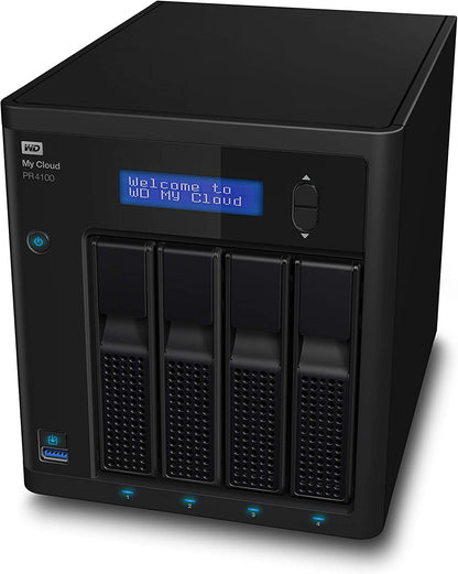 Western digital WD 56TB My Cloud Pro Series PR4100 Network Attached Storage - NAS - WDBNFA0560KBK-NESN 56TB Storage