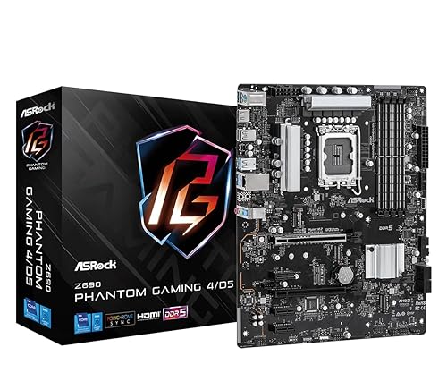 ASRock Z690 Phantom Gaming4/D5 LGA 1700 DDR5 Intel Z690 Intel Motherboard