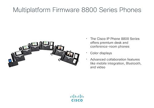 Cisco IP Phone 8861 with Multiplatform Phone Firmware