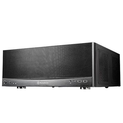 SilverStone Technology Grandia 11 Compact ATX Home Theater PC (HTPC) case with 240mm Radiator Support, SST-GD11B