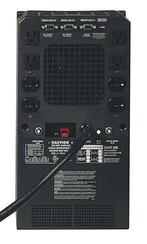 Tripp Lite SMART3000NET 3000VA 2400W UPS Smart Tower AVR 120V XL DB9 for Servers, 8 Outlets