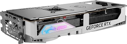 MSI Gaming RTX 4080 Super 16G Gaming X Slim White Graphics Card (NVIDIA RTX 4080 Super, 256-Bit, Boost Clock: 2625 MHz, 16GB GDRR6X 23 Gbps, HDMI/DP, Ada Lovelace Architecture)