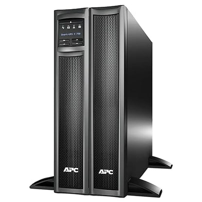 APC Network UPS, 750VA Smart-UPS Sine Wave UPS with Extended Run Option, SMX750CNC, Network Management Card, Tower/2U Rackmount Convertible, Line-Interactive, 120V 750VA + NMC