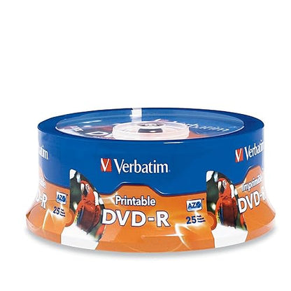Verbatim DVD-R Recordable Disc, 4.7 GB, 16x, Spindle, White