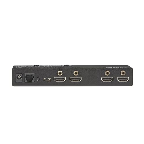 Black Box 4K HDMI Matrix Switch - 2 x 2 - 4096 x 2160 - 4K - 2 x 2 - Display, Blu-ray Disc Player, A/V Receiver, Computer, TV - 2 x HDMI Out