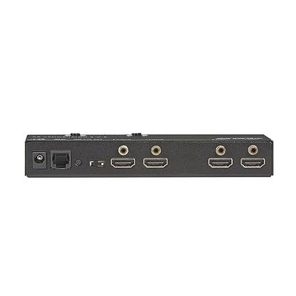 Black Box 4K HDMI Matrix Switch - 2 x 2 - 4096 x 2160 - 4K - 2 x 2 - Display, Blu-ray Disc Player, A/V Receiver, Computer, TV - 2 x HDMI Out