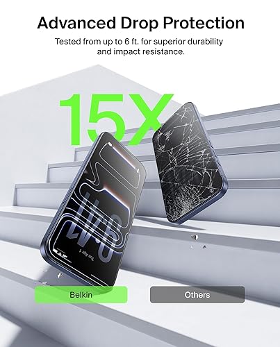 Belkin ScreenForce TemperedGlass Screen Protector for iPhone 17 Pro Max