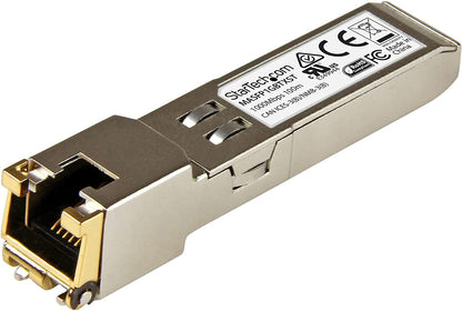 StarTech.com Cisco Meraki MA-SFP-1GB-TX Compatible SFP Module - 1000BASE-T - SFP to RJ45 Cat6/Cat5e - 10/100/1000 Mbps - RJ-45 100m - Cisco Meraki MS225, MX400, MS250 (MASFP1GBTXST)