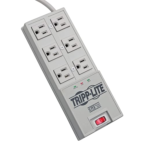 Tripp Lite Eaton Series Protect It! 6-Outlet Surge Protector, 6 ft. (1.83 m) Cord, 2420 Joules - Receptacles: 6 x NEMA 5-15R - 2420J