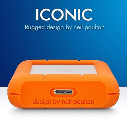 LaCie Rugged Mini LAC9000633 4 TB External Hard Drive - Portable