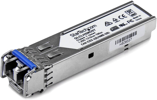 StarTech.com Cisco GLC-LH-SMD Compatible SFP Module - 1000BASE-LX/LH - 1GbE Single Mode Fiber Optic Transceiver - 1GbE SFP - LC 10km - 1310nm - DDM Cisco Firepower, ASR920, IE2000 (GLCLHSMDST) GLC-LH-SMD Single