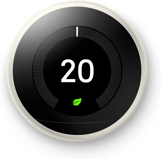 Google nest Learning Thermostat, 3rd Generation (Works with Amazon Alexa) Stainless Steel