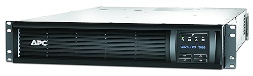 APC 3000VA Smart-UPS with SmartConnect, Pure Sinewave UPS Battery Backup, Line Interactive, 120V Uninterruptible Power Supply, Rackmount UPS (SMT3000RM2UC) 3000VA Rack Mount