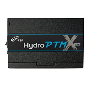 FSP Hydro PTM X PRO 1000W 80 Plus Platinum Full Modular ATX 3.0 PCIe Gen 5. W/ 12VHPWR Cable Power Supply Compact Size 10 Years Warranty (HPT3-1000M-G5)