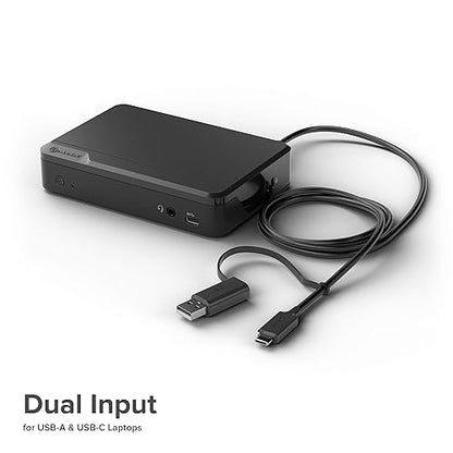ALOGIC Universal Twin HD PRO Docking Station USB-C & USB-A Suitable W/PD (DUTHDPR)
