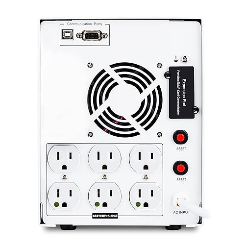 CyberPower M1100XL Medical-Grade UPS System, 1100VA/880W, 6 Outlets, AVR, Tower