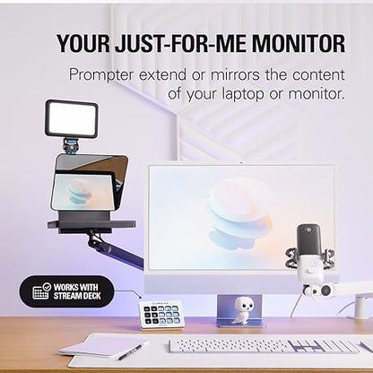 Corsair Elgato Creators Prompter - All-in-one Teleprompter With Built-in Screen - For Youtube