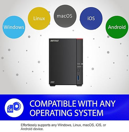 Buffalo LinkStation LS720D NAS Ethernet LAN BK ‎LS720D1602