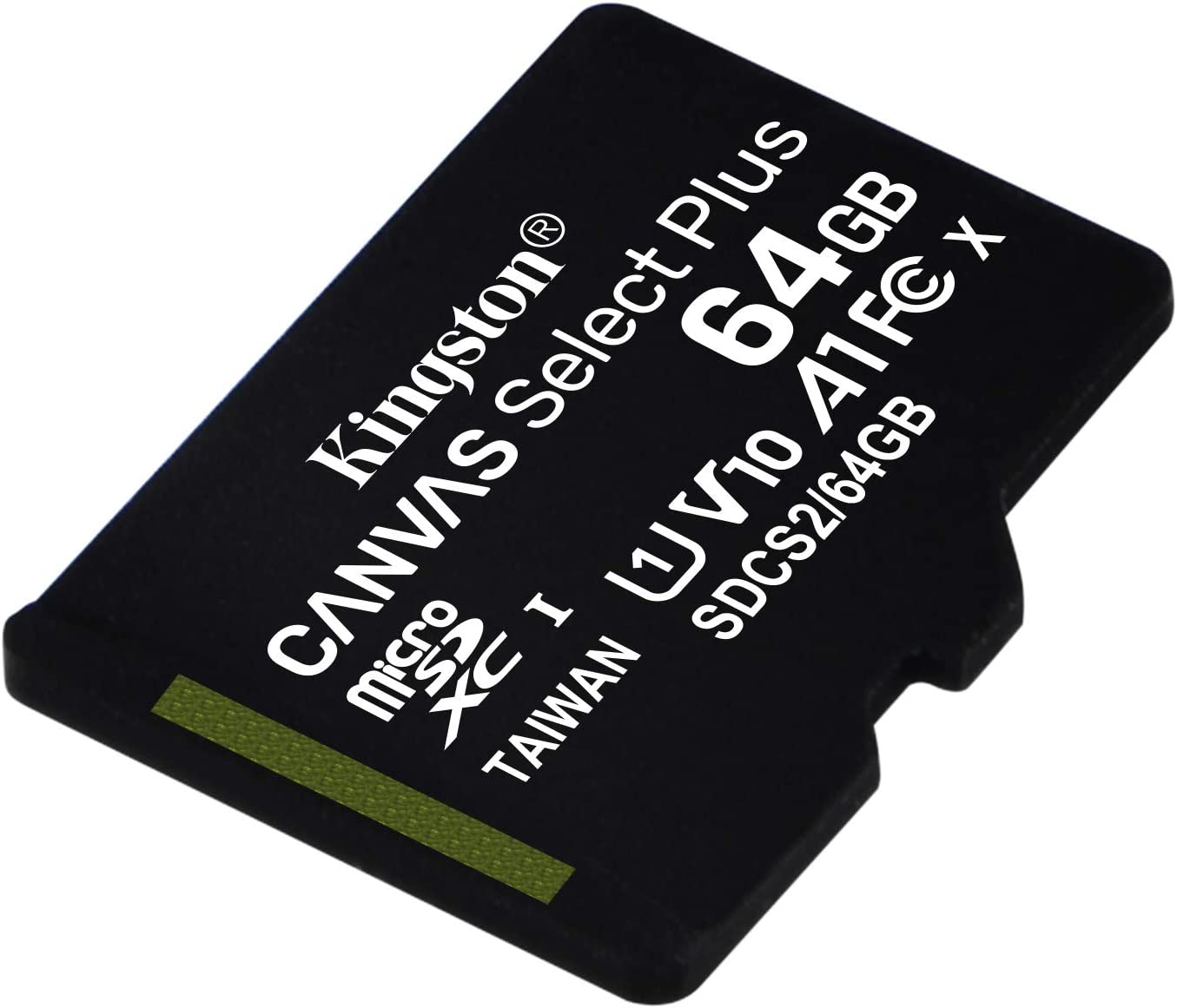 Kingston 64GB microSDXC Canvas Select Plus Class 10 Flash Memory Card SDCS2 Memory