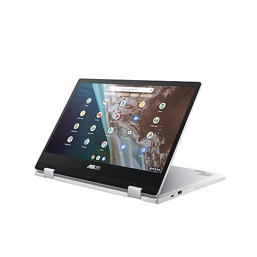 ASUS Chromebook CX1, 14 FHD NanoEdge Touch Display, Intel Celeron N4500 Processor, 64GB eMMC, 4GB RAM, Chrome OS, CX1400FKA-DS01-CB