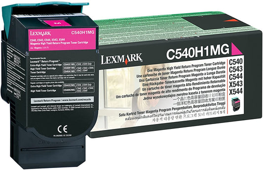 Lexmark C540H1 C540 C543 C546 X543 X544 X548 Toner Cartridge (Magenta) in Retail Packaging