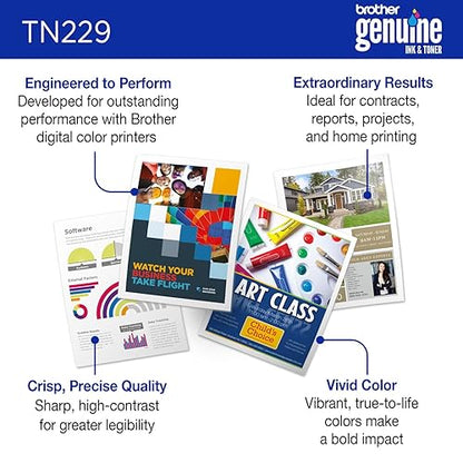 Brother TN229C Standard Yield Cyan Toner Cartridge